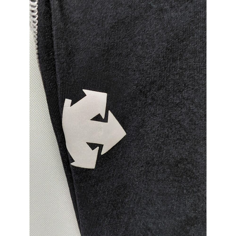 Descente Black Athletic Pants Solid Knit Size Xl - image 3